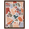 Dark wood frame
