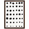 Dark wood frame