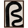 Dark wood frame