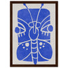 Dark wood frame