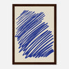 Dark wood frame