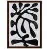 Dark wood frame