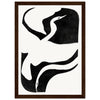 Dark wood frame