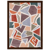 Dark wood frame
