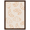 Dark wood frame