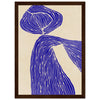 Dark wood frame