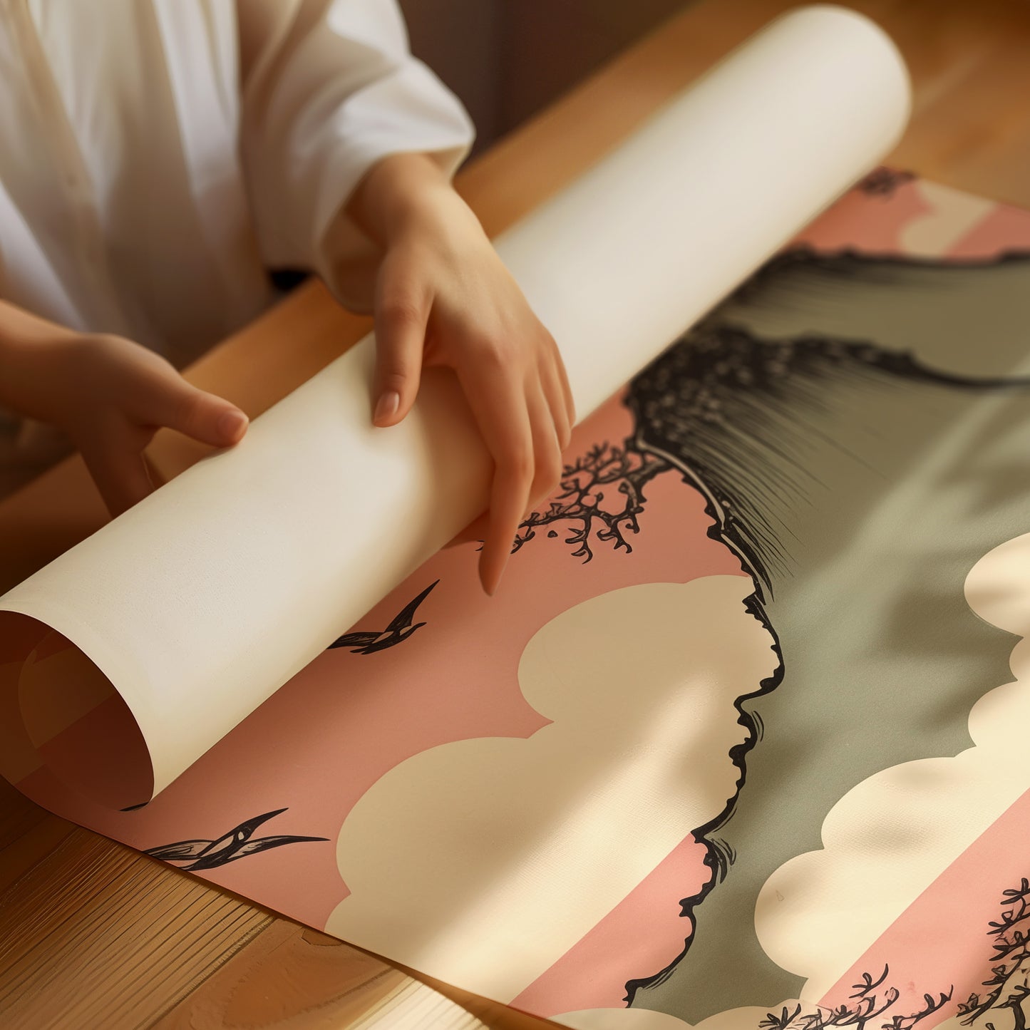 Oriental Mysterious Mountains