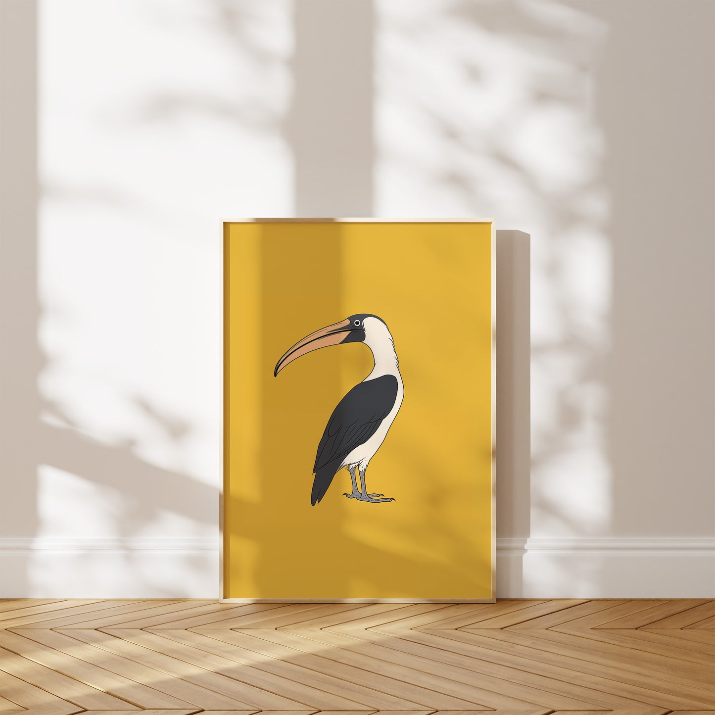 Bird On Yellow